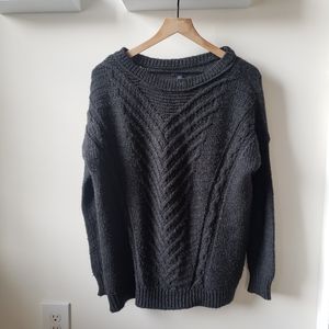 Knitted cozy chunky oversized sweater